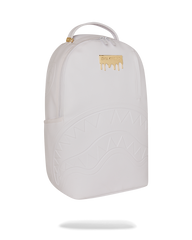 GOLD BRICK LUXE WHITE BACKPACK
